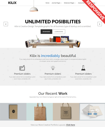 Kilix Joomla Template