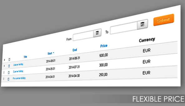 OS Calendar | Flexible Pricing
